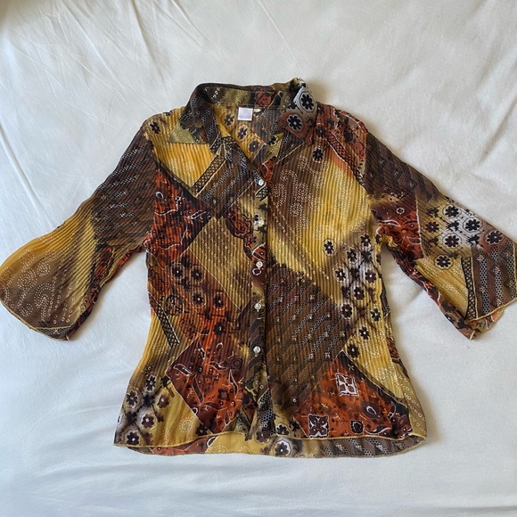 CASA DONNA Multi pattern Blouse - Picture 3 of 4